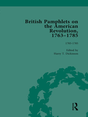 cover image of British Pamphlets on the American Revolution, 1763-1785, Part II, Volume 8